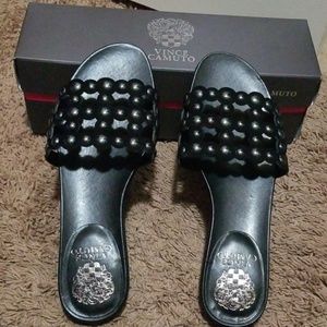 Vince Camuto Black Flats